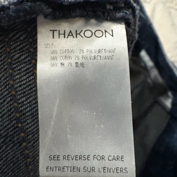 Thakoon Denim Patchwork Jeans, Straight Leg. Very soft denim. Unique - Picture 13 of 14
